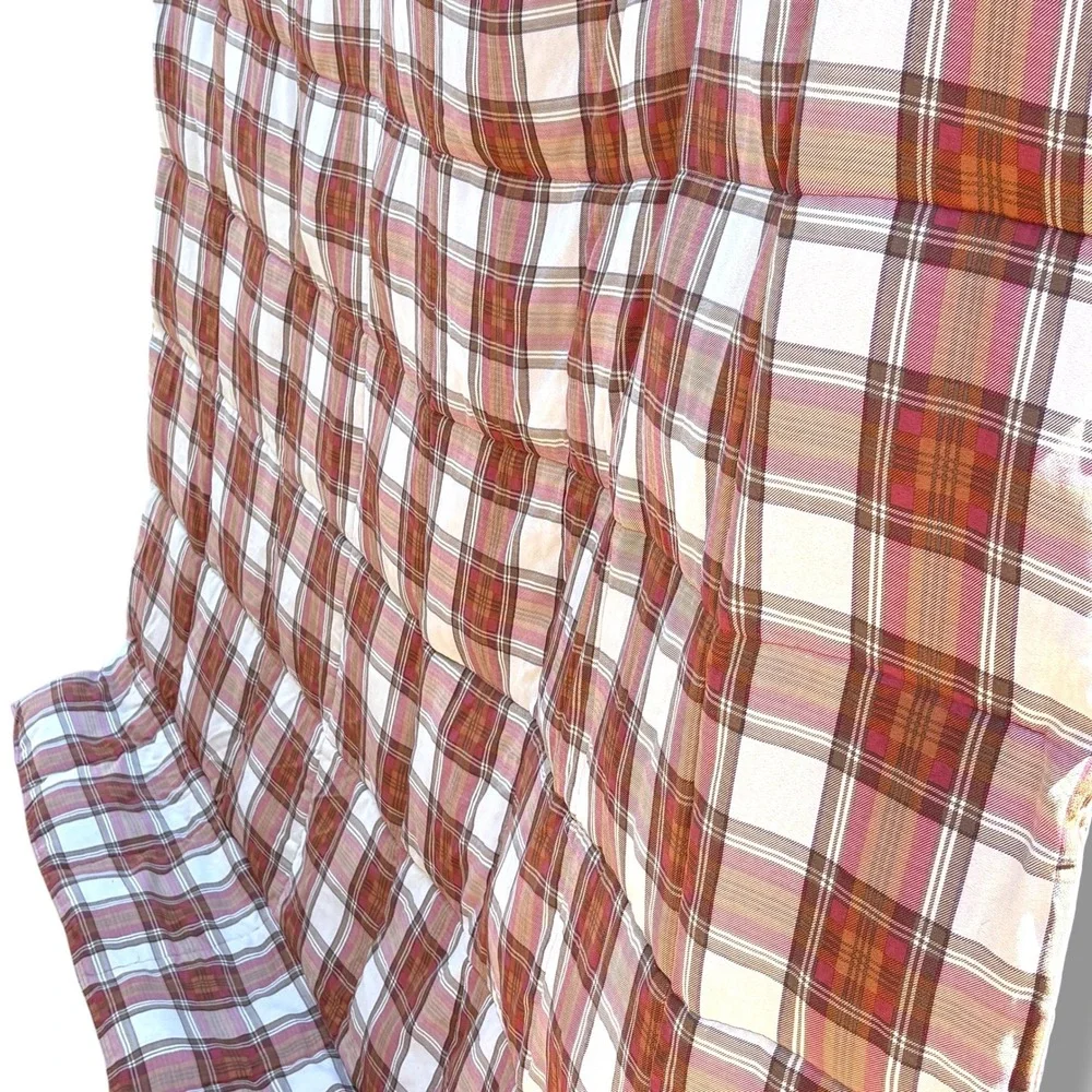 Eddie Bauer Home Reversible Edgewood Plaid Micro Suede Comforter Full/Queen